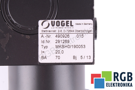 MKSH0/190053 VOGEL I=20 ENGRANAJE