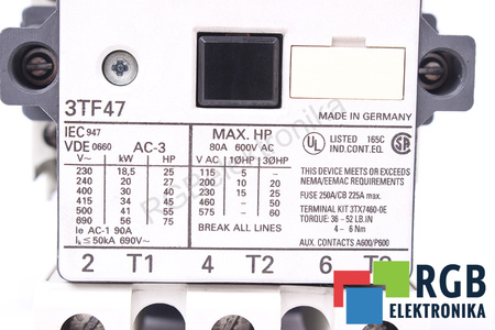 3TF4722-0BB4 SIEMENS