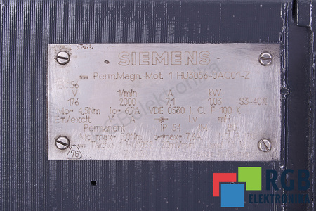 1HU3056-0AC01-Z Z:A31 SIEMENS 1HU3