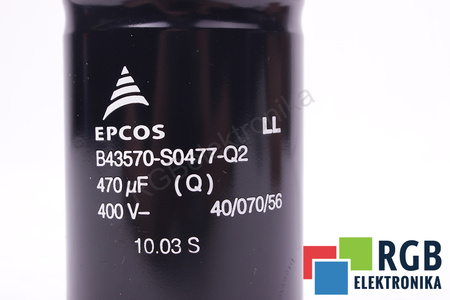 CONDENSADOR B43570-S0477-Q2 EPCOS 470UF, 400VDC