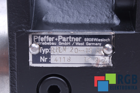 RPLN20-1SH PFEFFER&PARTNER I=9 ENGRANAJE