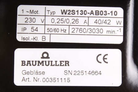 DSO71 BAUMÜLLER PROTECTOR DE VENTILADOR