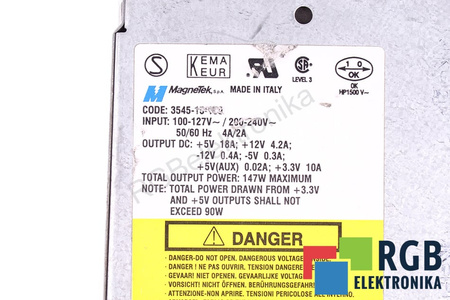 3545-15-100 MAGNETEK PARA PIEZAS