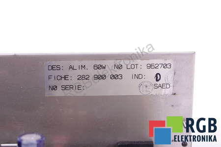 282900003D NUM ALIM BARD POWER SUPPLY 60W PARA 1062T