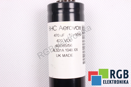 CONDENSADOR ALS31A1048XX AEROVOX BHC 470UF, 420VDC
