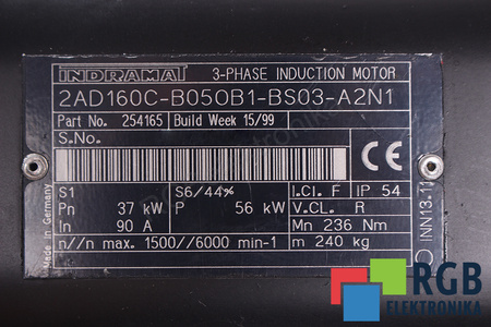 2AD160C-B050B1-BS03-A2N1 INDRAMAT R911254165