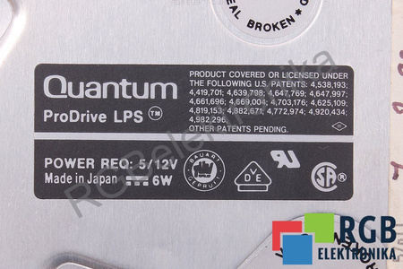 4-086-06-0306 QUANTUM 50MB SCSI 3.5ZOLL POWER REQ: 5/12V 6W PRODRIVE LPS