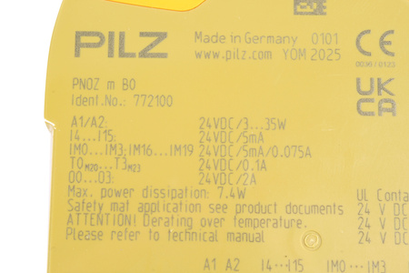 PNOZ M B0 PILZ 772100 RELEVO DE SEGURIDAD