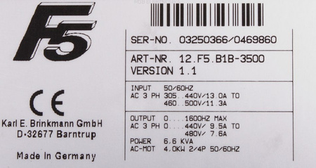 12.F5.B1B-3500 KEB
