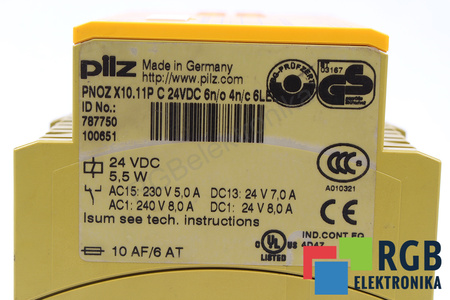 PNOZX10.11PC PILZ 787750 RELEVO DE SEGURIDAD