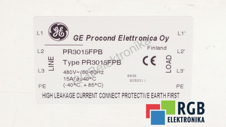 PR3015FPB GE GENERAL ELECTRIC