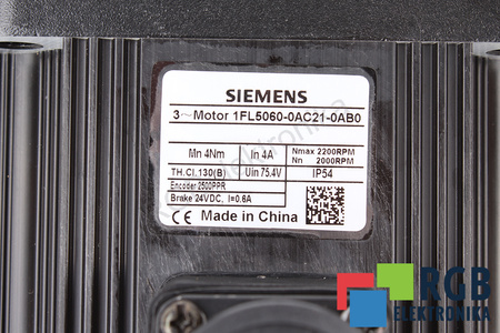 1FL5060-0AC21-0AB0 SIEMENS SIMOTICS S 1FL5