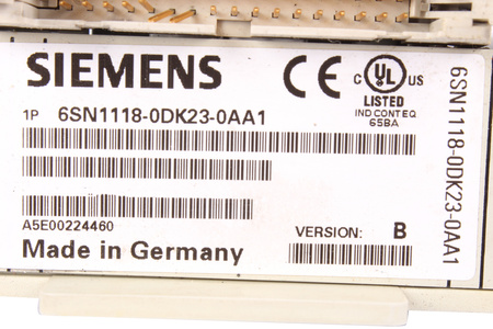 6SN1118-0DK23-0AA1 SIEMENS VERSION B SIMODRIVE 611