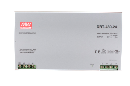 DRT-480-24 MEAN WELL FUENTE DE ALIMENTACIÓN