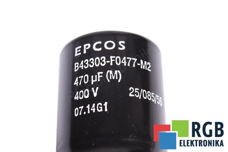 CONDENSADOR B43303-F0477-M2 EPCOS 470UF, 400V