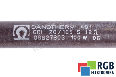 RESISTENCIA GRI20/165S DANOTHERM 18 OHM 18OHM, 100W