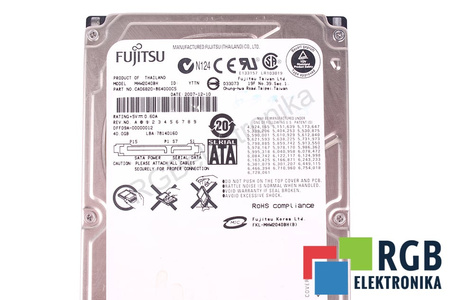 MHW2040BH FUJITSU CA06820-B64000C5 30GB, ATA, 2.5", HDD