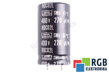 CONDENSADOR 80DC02L NIPPON 270UF, 400V