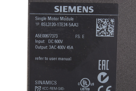 6SL3120-1TE24-5AA3 SIEMENS SINAMICS S120