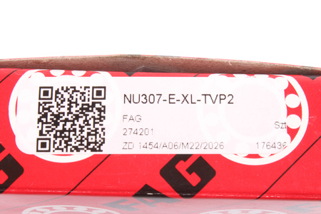 NU307-E-XL-TVP2 FAG 35X80X21 12600RPM, 7900RPM, 35MM, 80MM, 21MM, 76000KN, 63000KN RODAMIENTO DE RODILLOS