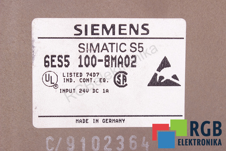 6ES5100-8MA02 SIEMENS SIMATIC S5 CPU 100