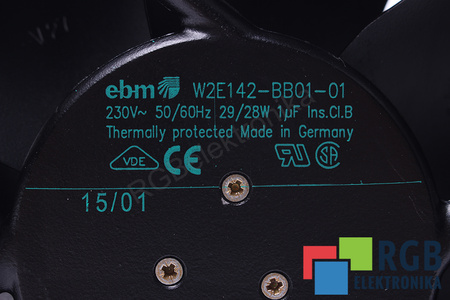 W2E142-BB01-01 EBM PAPST 172X150MM 230VAC 29W VENTILADOR