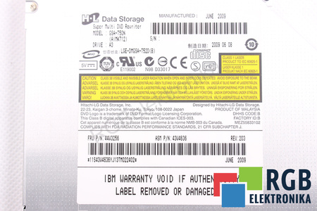 GSA-T50N IBM LGE-DMGSA-T52D DVD ROM