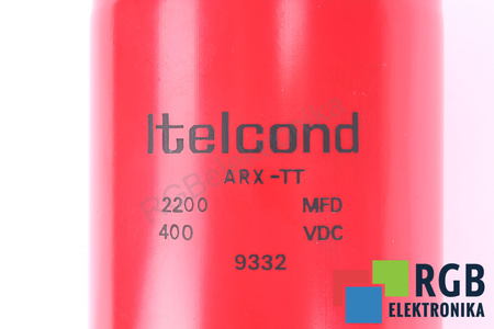 CONDENSADOR ARX-TT ITELCOND 400VDC, 2200UF