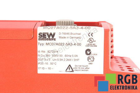 MC07A022-5A3-4-00 SEW EURODRIVE MOVITRAC