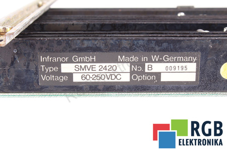 SMVE2420 INFRANOR MESA 0554.51.02 0554.52.02 AVERIADO - PARA PIEZAS
