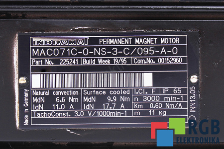MAC071C-0-NS-3-C/095-A-0 INDRAMAT