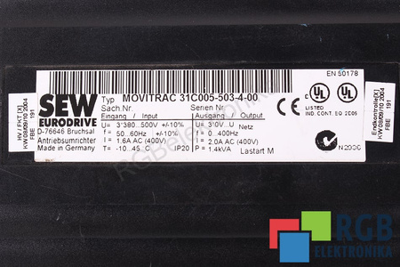 31C005-503-4-00 SEW EURODRIVE MOVITRAC