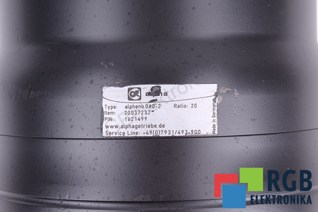 ALPHENO040-2 ALPHA GETRIEBEBAU I=20 ENGRANAJE