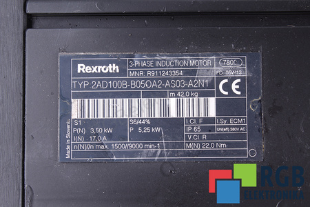 2AD100B-B05OA2-AS03-A2N1 REXROTH R911243354