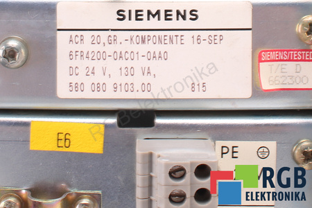6FR4200-0AC01-0AA0 SIEMENS KRC32 KUKA REJILLA