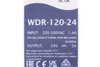 WDR-120-24 MEAN WELL DIN AC/DC FUENTE DE ALIMENTACIÓN