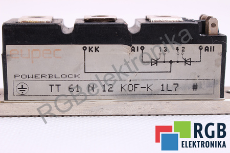 TT61N12KOF-K EUPEC POWERBLOCK 60A, 1200V