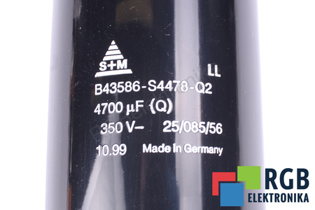 CONDENSADOR B43586-S44780Q2 S+M 4700UF, 350V