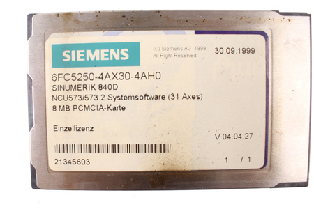6FC5250-6BX30-5AH0 SIEMENS SINUMERIK 840D
