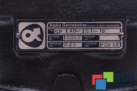 SP140-IS1-10 ALPHA GETRIEBEBAU ENGRANAJE