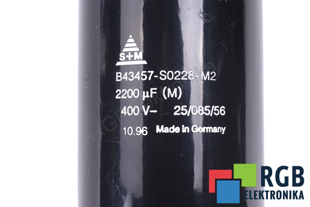 CONDENSADOR B43457-S0228-M2 S+M 2200UF, 400V