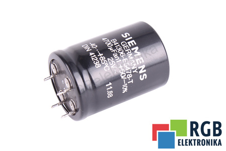 CONDENSADOR B41306-E5478-T SIEMENS 4700UF, 25V