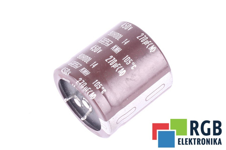 CONDENSADOR 90H00L14 NIPPON 270UF, 450V