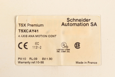TSXCAY41 SCHNEIDER ELECTRIC TSX PREMIUM 4AXIS ANA MOTION CONT