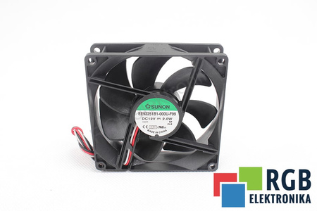 EE92251B1-000U-F99 SUNON 92X92X25 12VDC 2W VENTILADOR