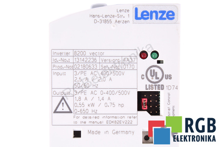 E82EV551_4C LENZE 8200 VECTOR ID.-NO. 13142236