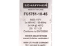 FS5751-10-45 SCHAFFNER FILTRO