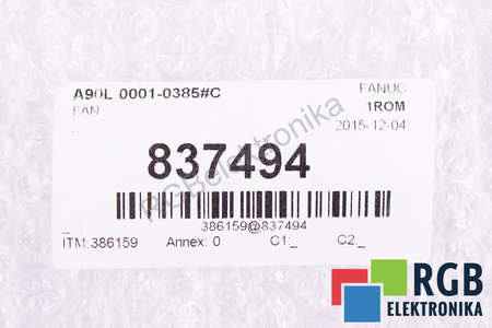 A90L-0001-0385#C FANUC 9WF0424H6D03A 40X40X20MM, 24V VENTILADOR