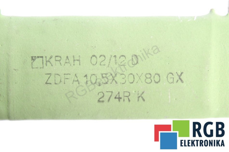 RESISTENCIA ZDFA10.5X30X80 KRAH-RWI 274 OHM