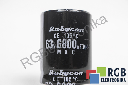 CONDENSADOR MXC RUBYCON 6800UF, 63VDC
